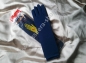 Handschuhe dunkelblau - mittellang