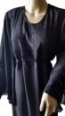 Saudi Abaya mit Fledermausärmeln und Schulterpolstern